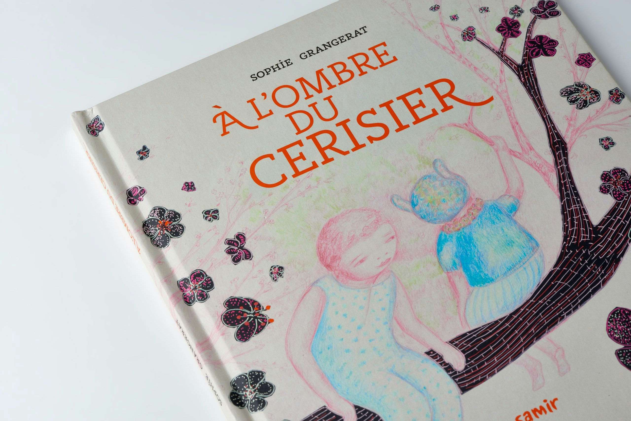 Book cover, A l'ombre du cerisier by Sophie Grangerat