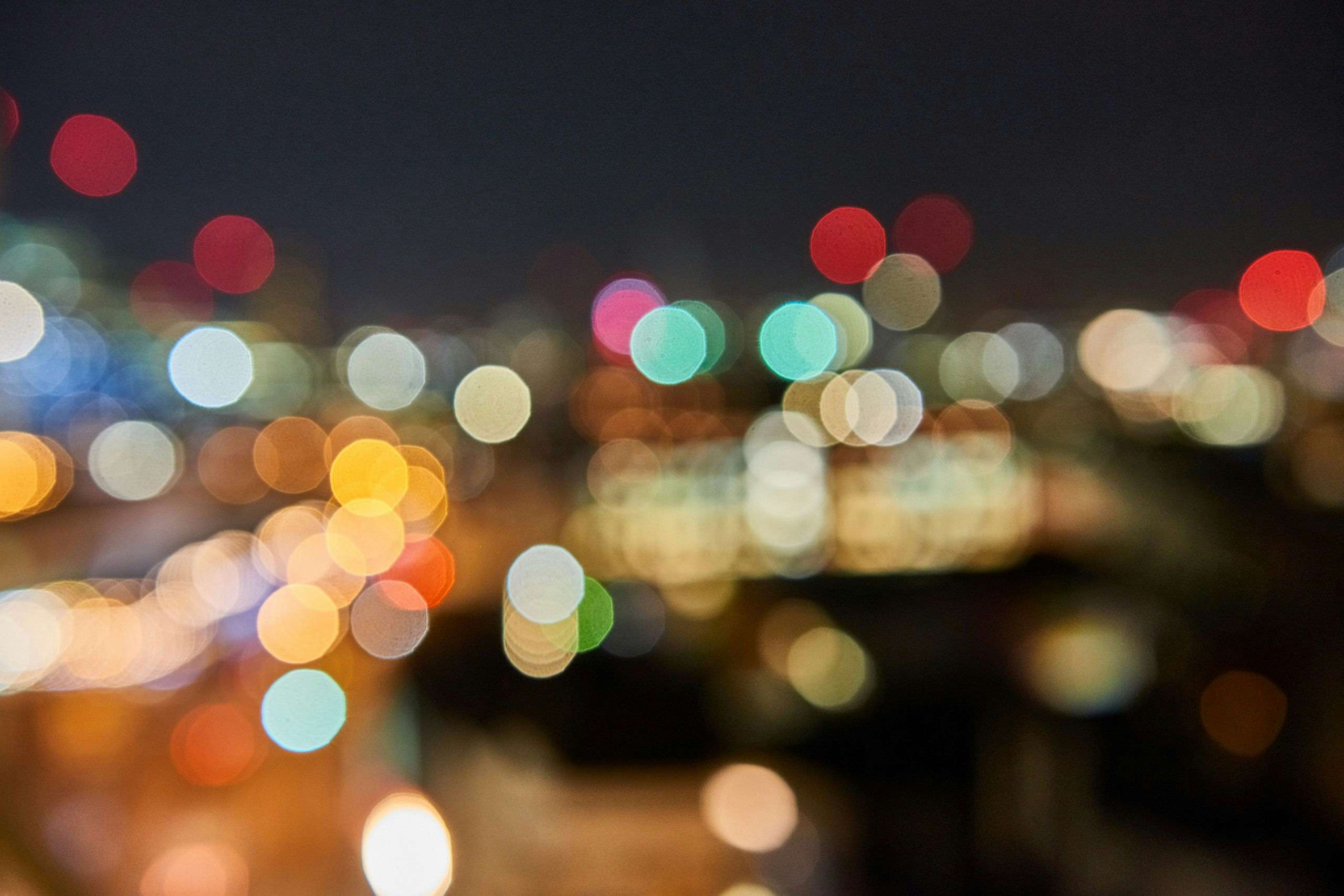 Lights of the city. Captured in London.