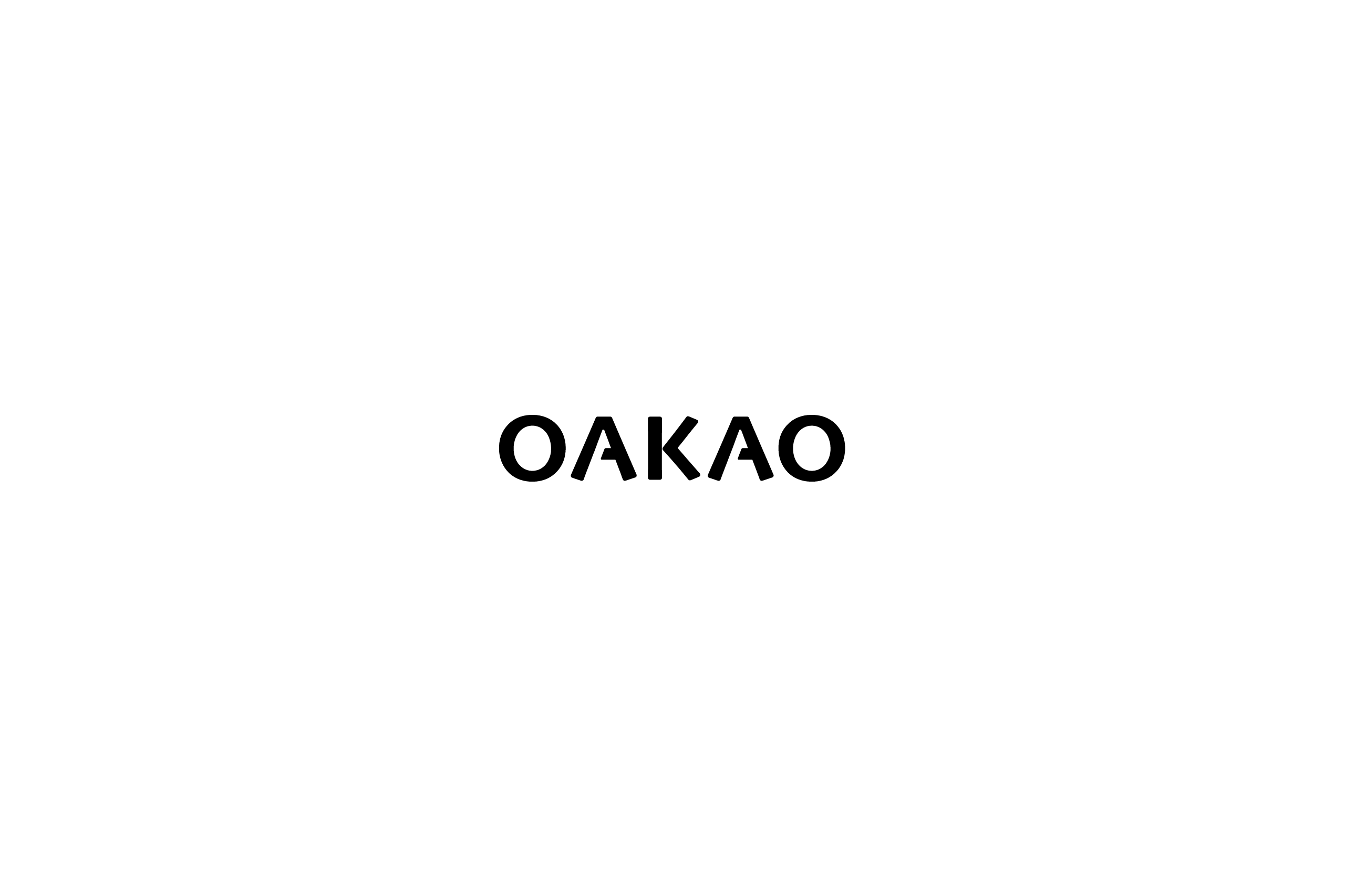 Daily logo challenge, day 7, Oakao fashion brand wordmark by Xavier Wendling